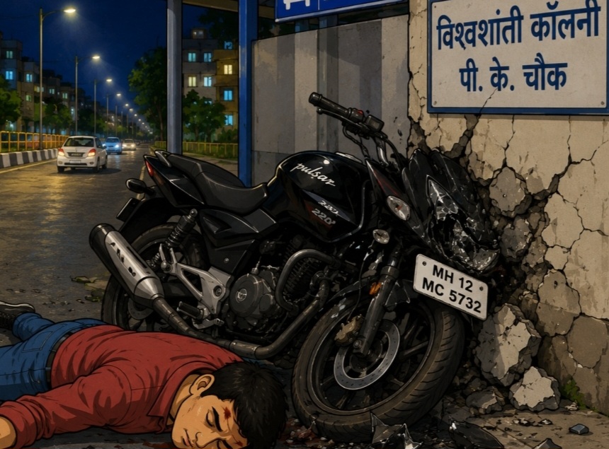 पिंपळे सौदागरमध्ये मध्यरात्रीची ती दुर्घटना...