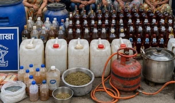 पिंपरी-चिंचवडसह परिसरात अवैध दारूविक्रीवर पोलिसांची धडक कारवाई...