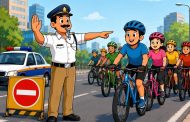 निगडीत उद्या सायक्लोथॉन;सकाळी ५ ते ९ दरम्यान २० मार्गांवर वाहतूकित बदल...