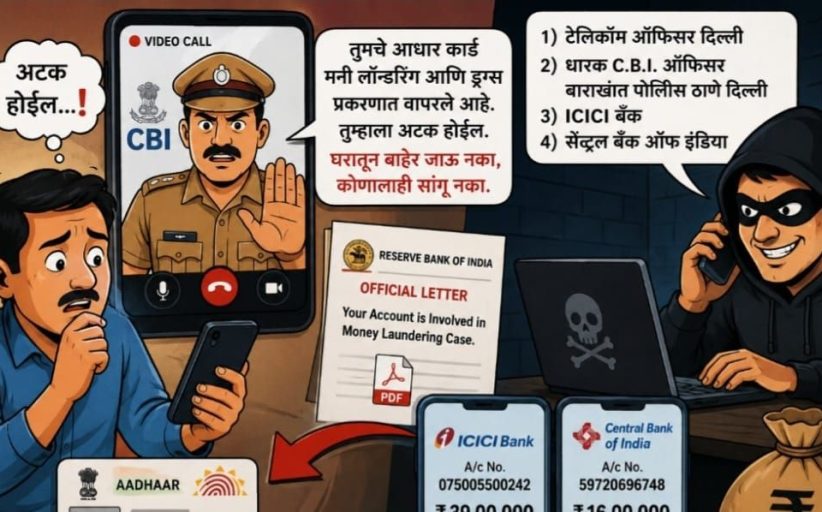 भोसरीत मोठा 'सायबर' घोटाळा...