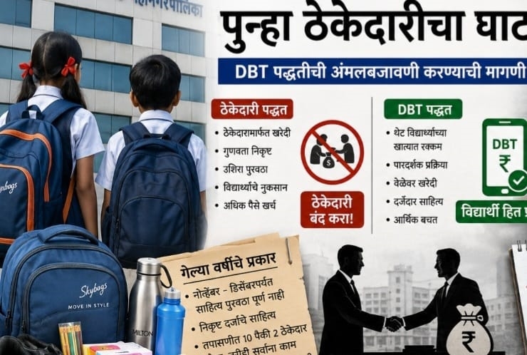 शालेय साहित्य खरेदीत पुन्हा ठेकेदारीचा घाट?...