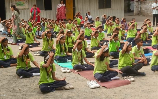 न्यू सिटी प्राईड इंग्लिश मीडियम स्कूलमध्ये आंतरराष्ट्रीय योग दिन उत्साहात साजरा...