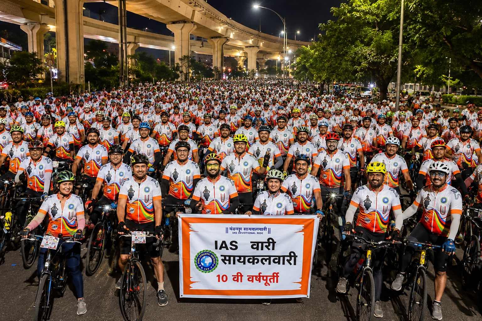 २३५० सायकलस्वारांसह पुणे–पंढरपूर सायकल वारी उत्साहात संपन्न...