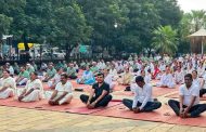 पिंपळे सौदागरमध्ये भजनाच्या ठेक्यावर योगसाधना...