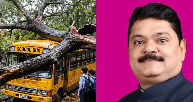 शाळा परिसरातील धोकादायक झाडे, पोल व इतर संरचनांचे सर्वेक्षण करा..
