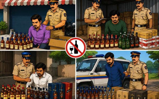 दारुबंदी कायद्याचा भंग; चार जणांवर कारवाई...