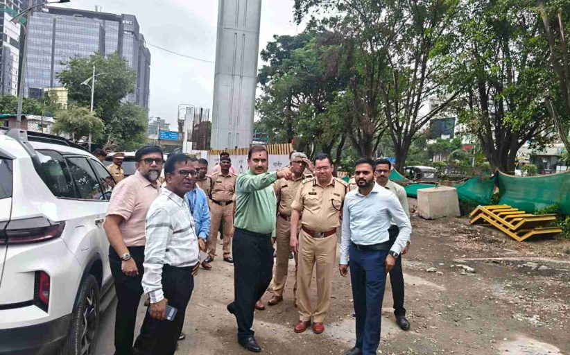 आषाढी वारीपूर्वी पालखी मार्गाची पोलीस आयुक्तांकडून पाहणी...