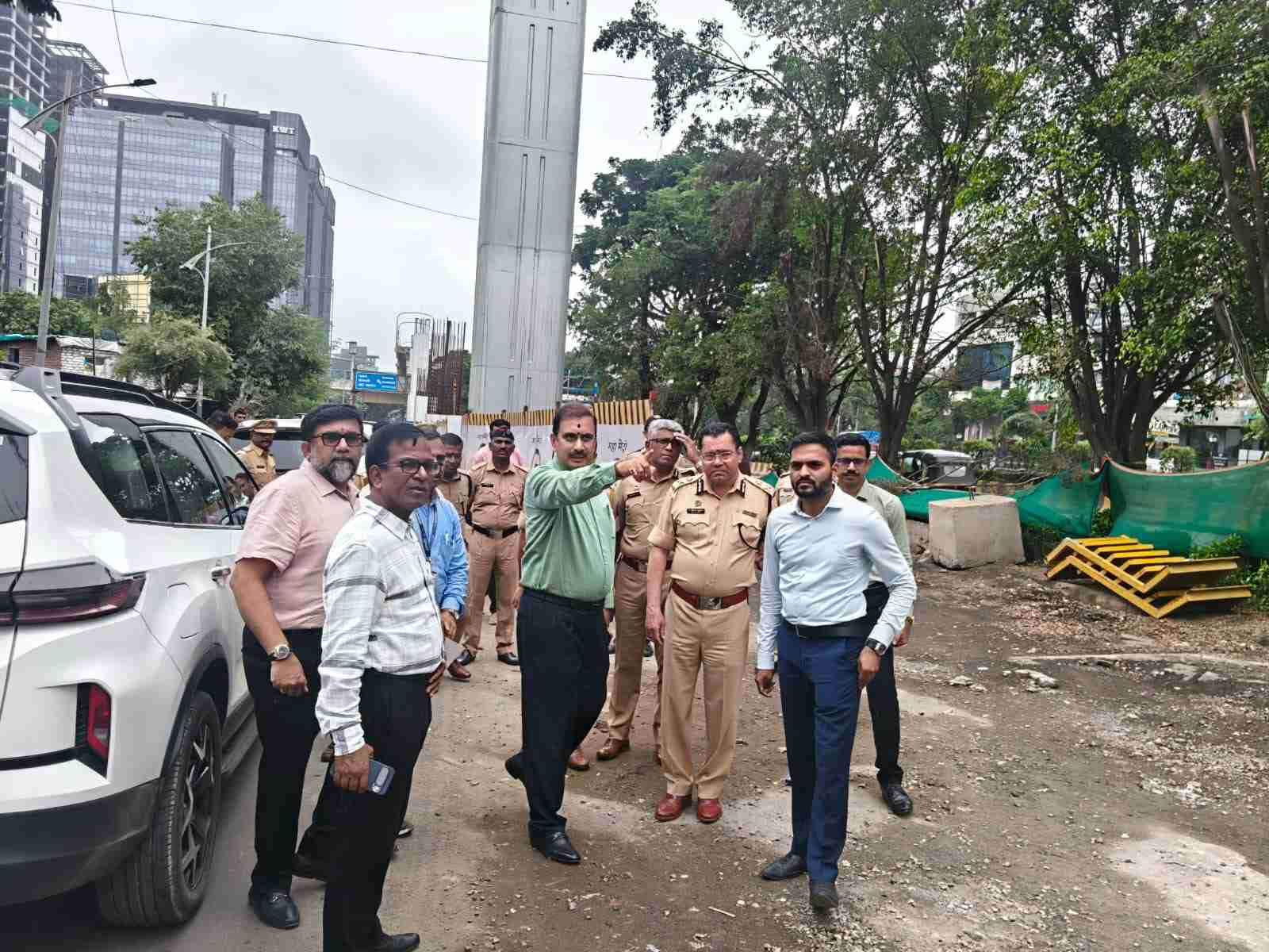 आषाढी वारीपूर्वी पालखी मार्गाची पोलीस आयुक्तांकडून पाहणी...