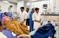 मोशी दुर्घटनेतील जखमींची महापौरांकडून विचारपूस...