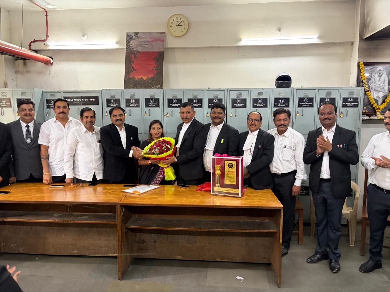 पिंपरी-चिंचवड बार असोसिएशनच्या वतीने सरकारी वकील ॲड. साधना बोरकर यांचा निरोप समारंभ संपन्न...