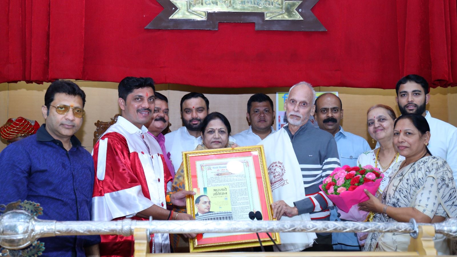 ज्येष्ठ साहित्यिक रमेश वाकनीस यांचा सन्मान म्हणजे पिंपरी-चिंचवडच्या सांस्कृतिक परंपरेचा गौरव - माजी उपमहापौर शैलजाताई मोरे...