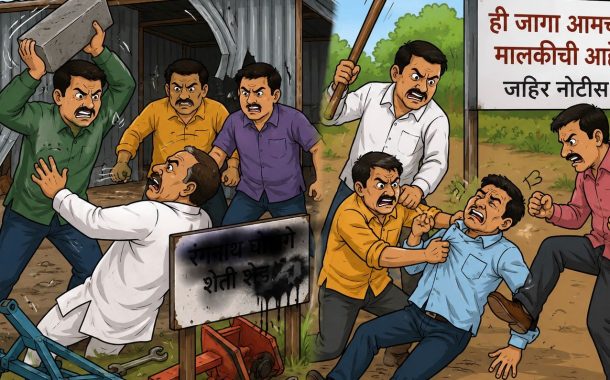 मावळात जमिनीच्या वादातून दोन गट आमनेसामने...