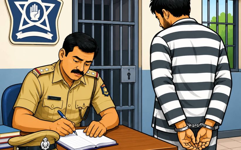 रजेवर गेलेला शिक्षा बंदी परत न आल्याने चाकण दक्षिण पोलीस ठाण्यात गुन्हा दाखल...