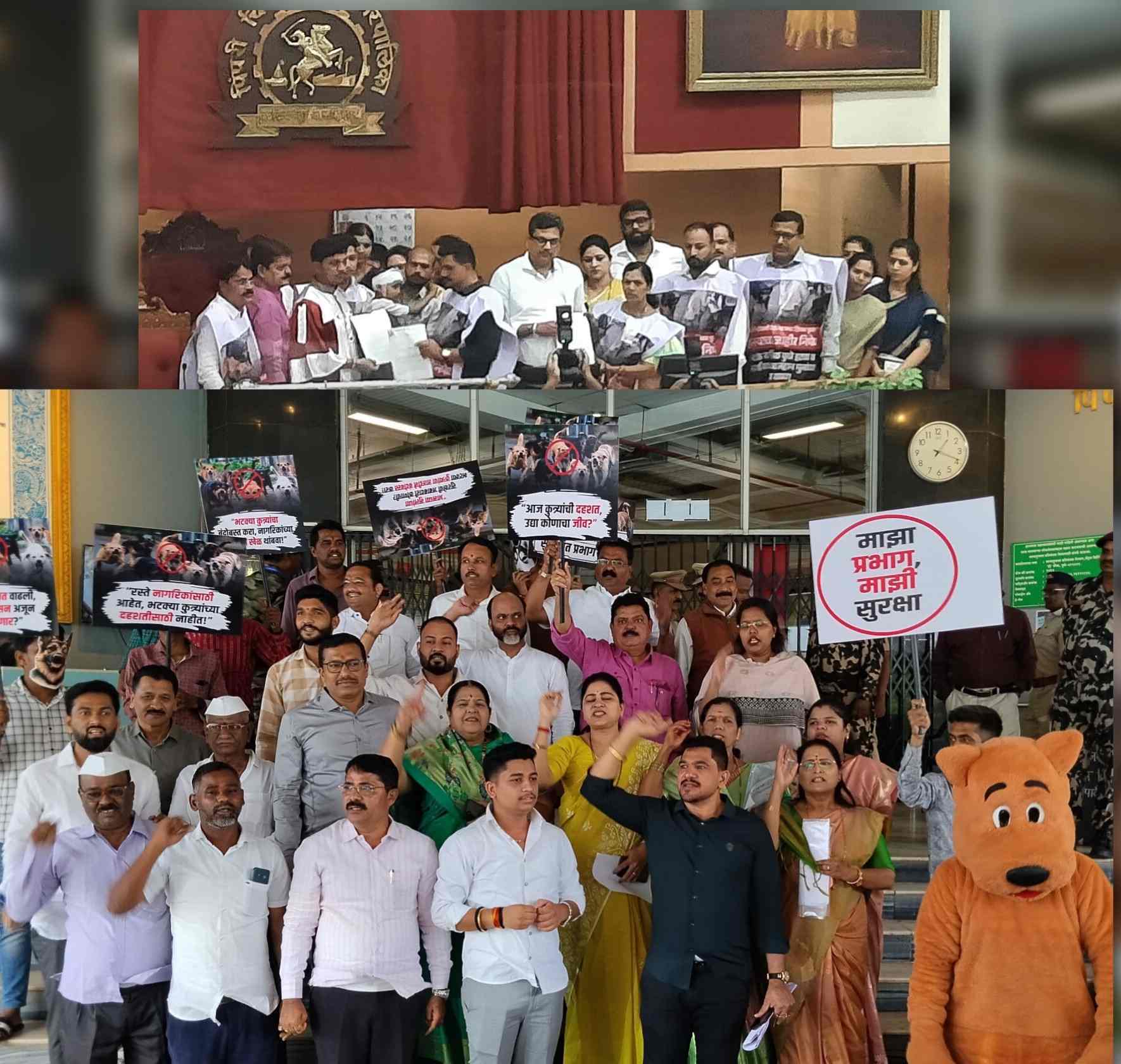 चिखलीतील चिमुकलीवरील कुत्र्यांच्या हल्ल्याचे महासभेत पडसाद..