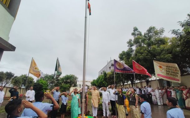 देहूतील अभंग स्कूलमध्ये देशाचा ८० वा स्वातंत्र्यदिन उत्साहात साजरा...