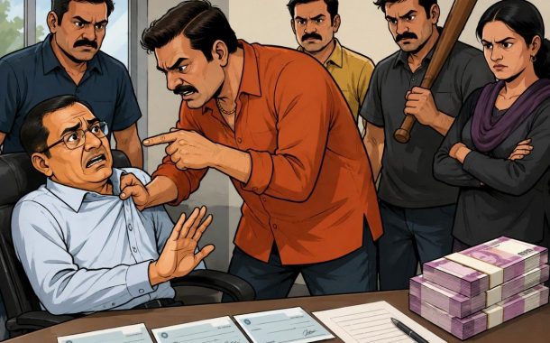 पाच कोटी रुपयांसाठी बांधकाम व्यावसायिकाला धमकी...