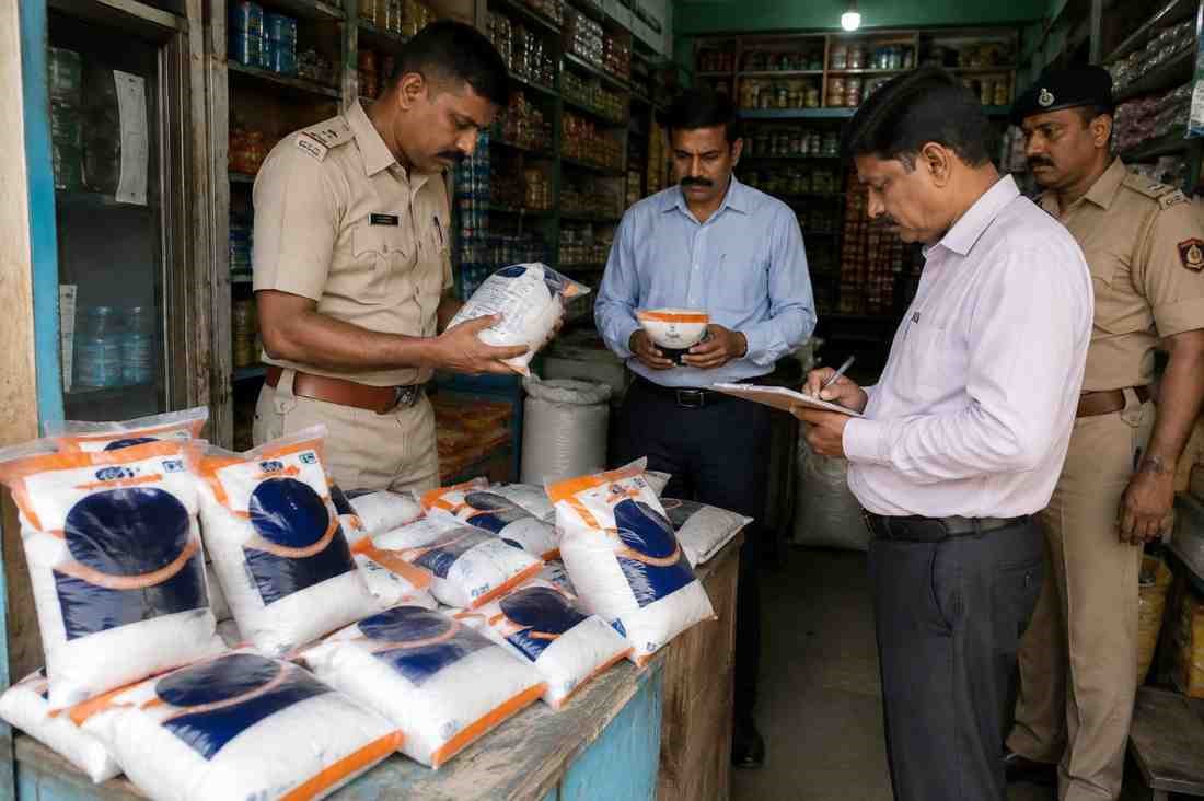 मोशीतील दुकानावर छापा; बनावट 'टाटा सॉल्ट' विक्रीप्रकरणी गुन्हा दाखल...