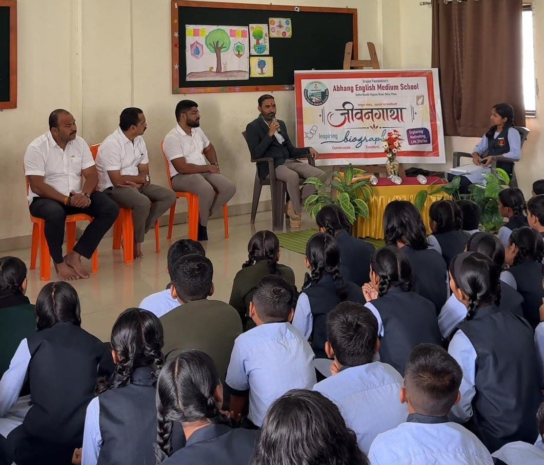 'जीवनगाथा' उपक्रमातून विद्यार्थ्यांचा आरोग्यदूताशी संवाद...