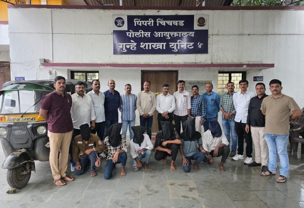 गहुंजेतील दरोड्याचा छडा; सहा सराईत आरोपी गुन्हे शाखेच्या जाळ्यात...