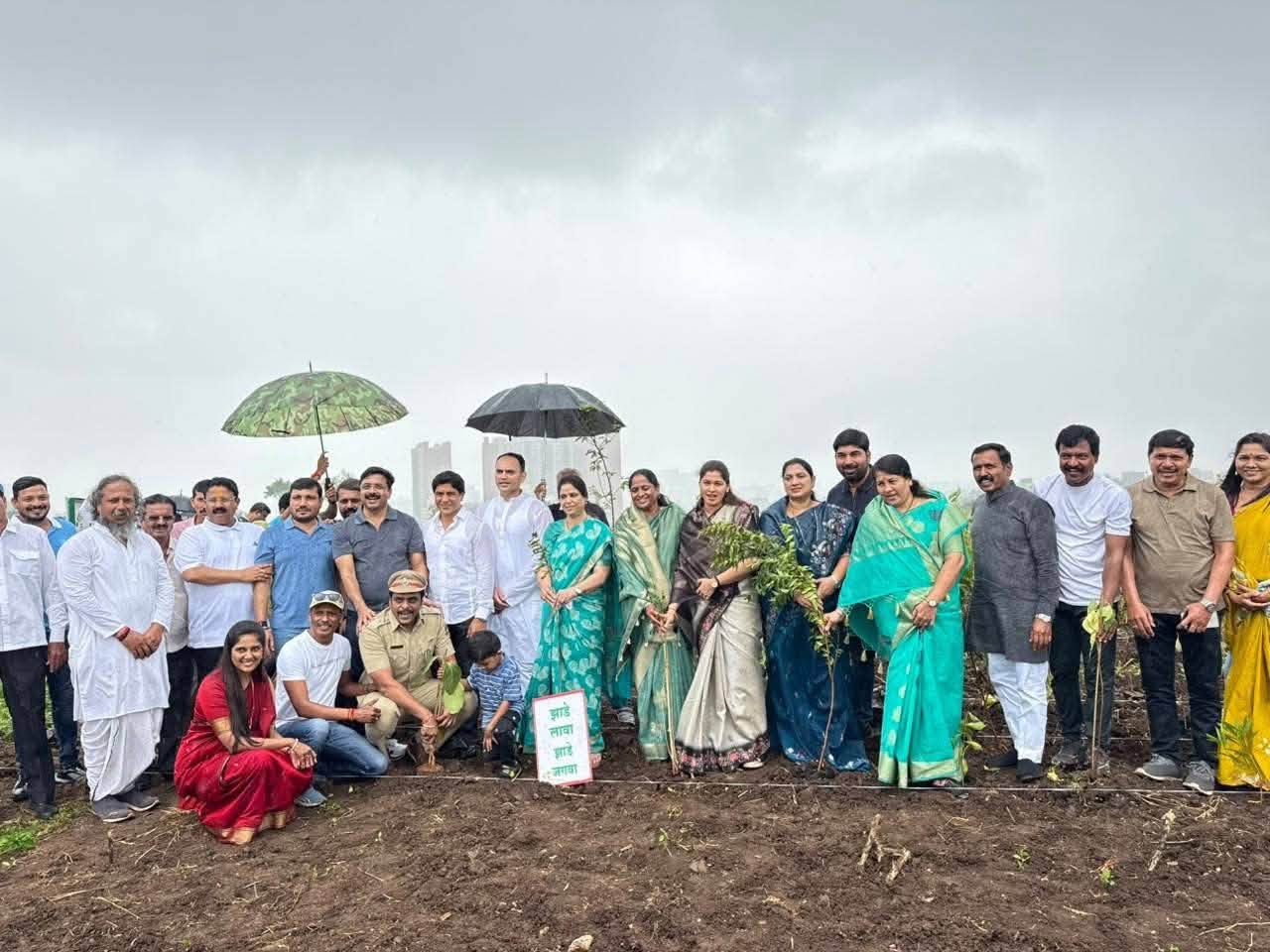 पुनावळेत ५ हजार झाडांचा ‘हरित’ संकल्प..