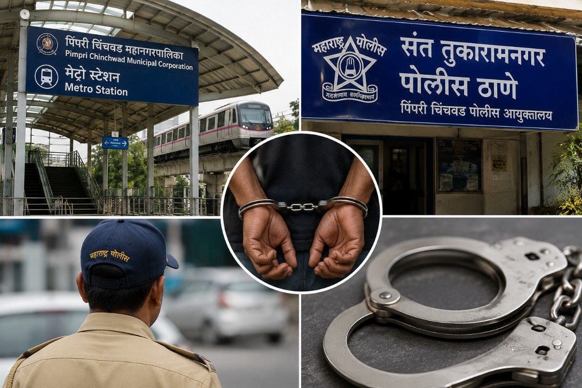 मेट्रो स्थानकात पोलिसांशी हुज्जत..!