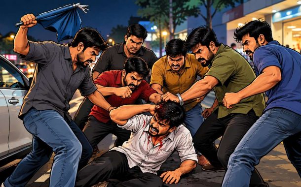 वाहनातून जाताना तरुणावर हल्ला; काळेवाडीतील प्रकार..