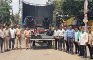 सांगवीत विसर्जन मिरवणुकीत ९ ते १० गणेश मंडळांवर कारवाई..