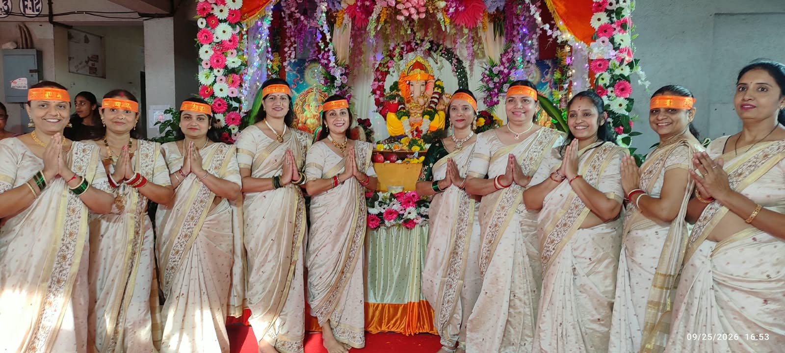 जल वायु विहारमध्ये गणेशोत्सव उत्साहात संपन्न..
