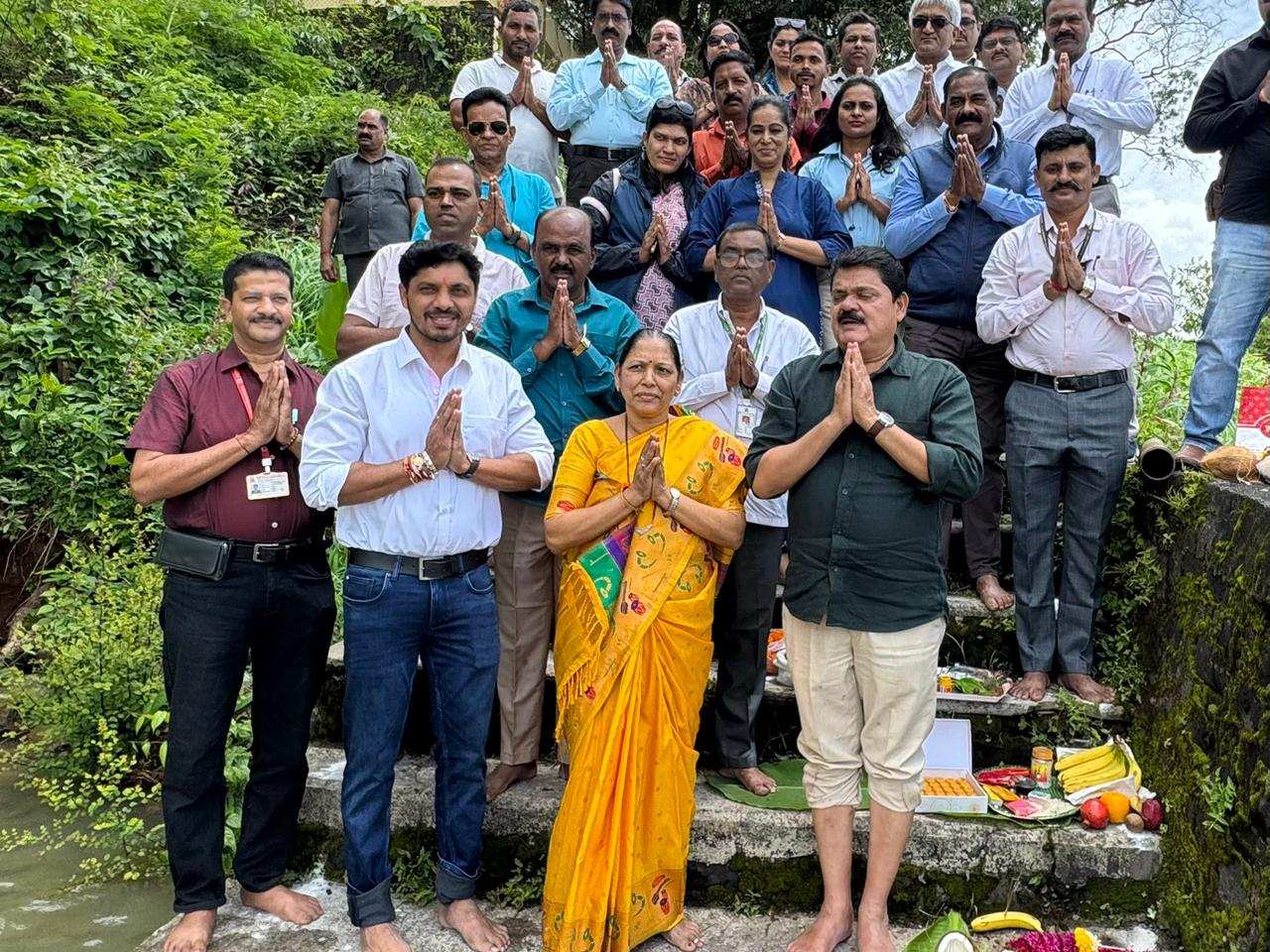 महापौर रवि लांडगे यांच्या हस्ते पवना धरणावर जलपूजन...