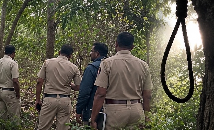 बेपत्ता तरुण शेतकऱ्याचा जंगलात झाडाला गळफास घेतलेला मृतदेह आढळला...