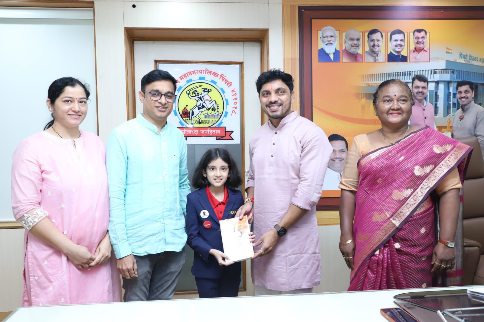 चिंचवडच्या ९ वर्षीय अन्वी हिंगेची बुद्धिबळात दमदार भरारी..