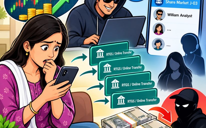 टेलिग्रामवरील शेअर मार्केट ग्रुपच्या आमिषाने ४८ लाखांची फसवणूक!