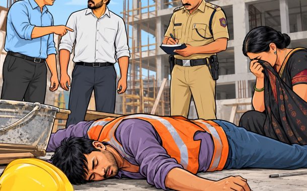काळेवाडीमध्ये सुरक्षेअभावी कामगाराचा मृत्यू; दोघांविरोधात गुन्हा