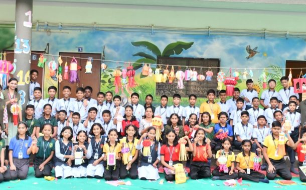 अभंग इंग्लिश मिडीयम स्कूलमध्ये आकाशकंदील निर्मिती कार्यशाळा उत्साहात संपन्न...