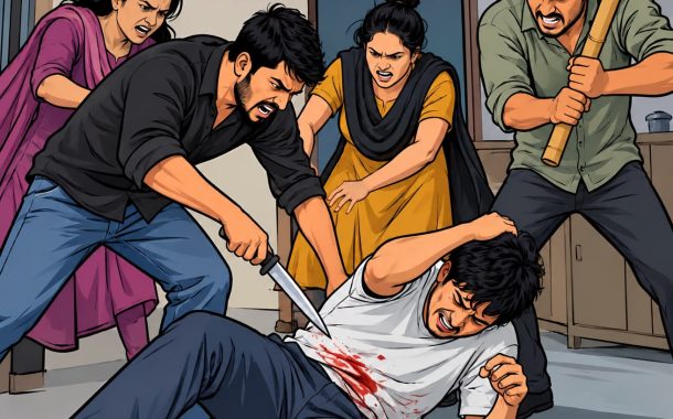 काळेवाडीत कौटुंबिक वादातून तरुणावर चाकूने वार..