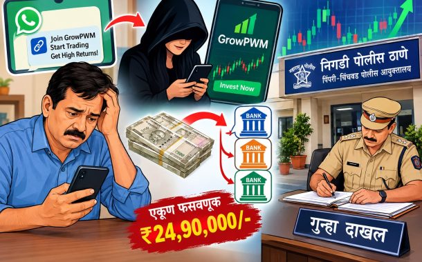 व्हॉट्सॲप लिंकद्वारे GrowPWM ॲपवर गुंतवणुकीचा सापळा…