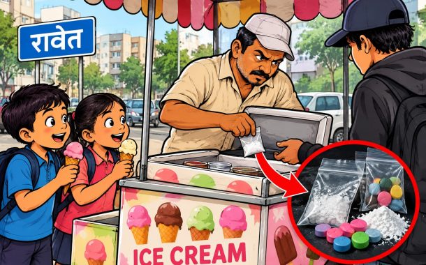 रावेतमध्ये ''आईस्क्रीम''वाला विकतोय 'ड्रग्ज'..