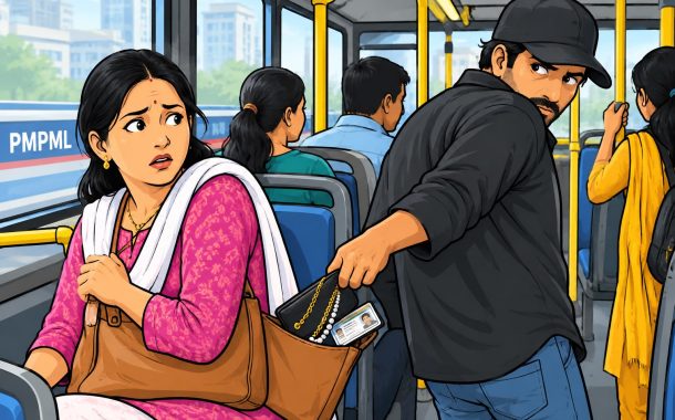 बस प्रवासात महिलेच्या दागिन्यांवर चोरट्यांचा डल्ला..